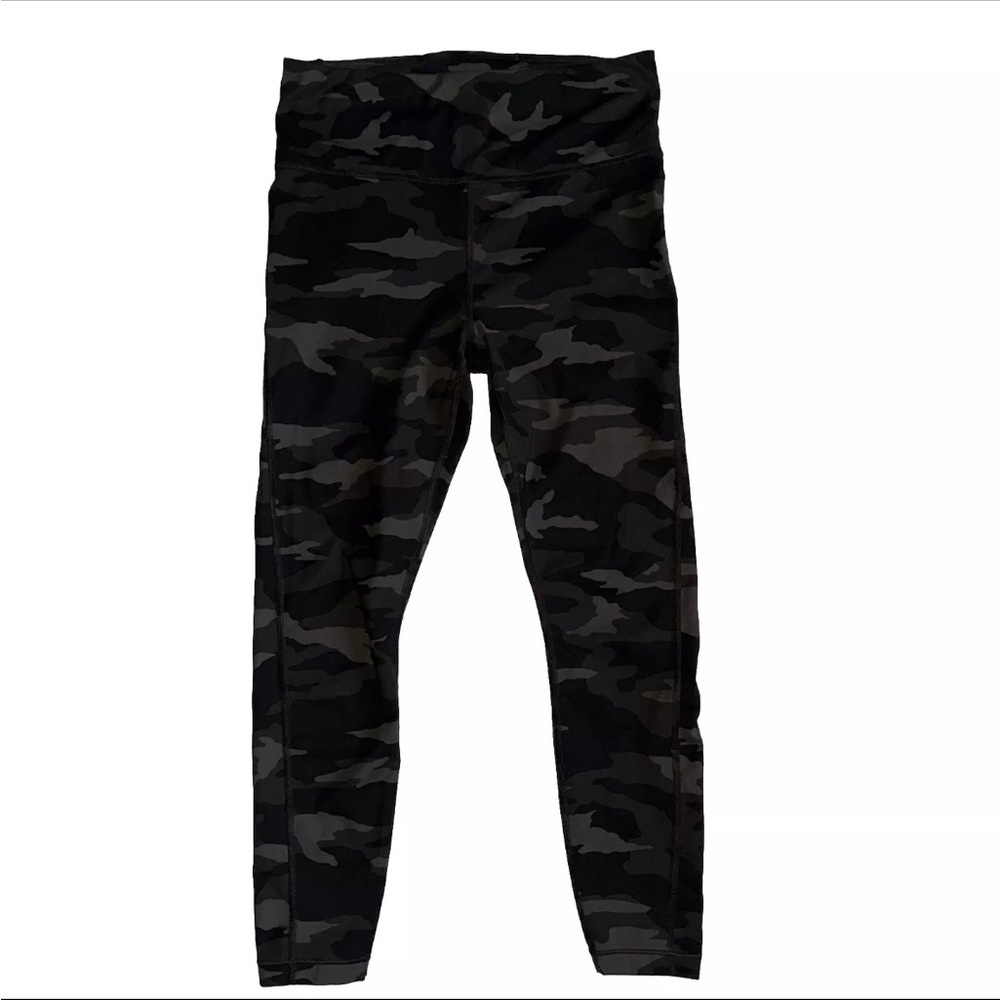 ATHLETA Ultimate Stash Pocket Green Camo Legging Size Small - Picture 5 of 10